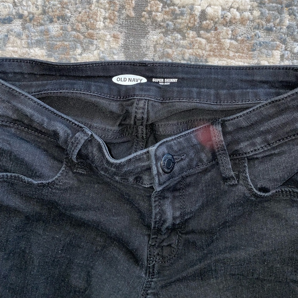 Old Navy super skinny mid-rise jeans size 0 - Picture 4 of 6